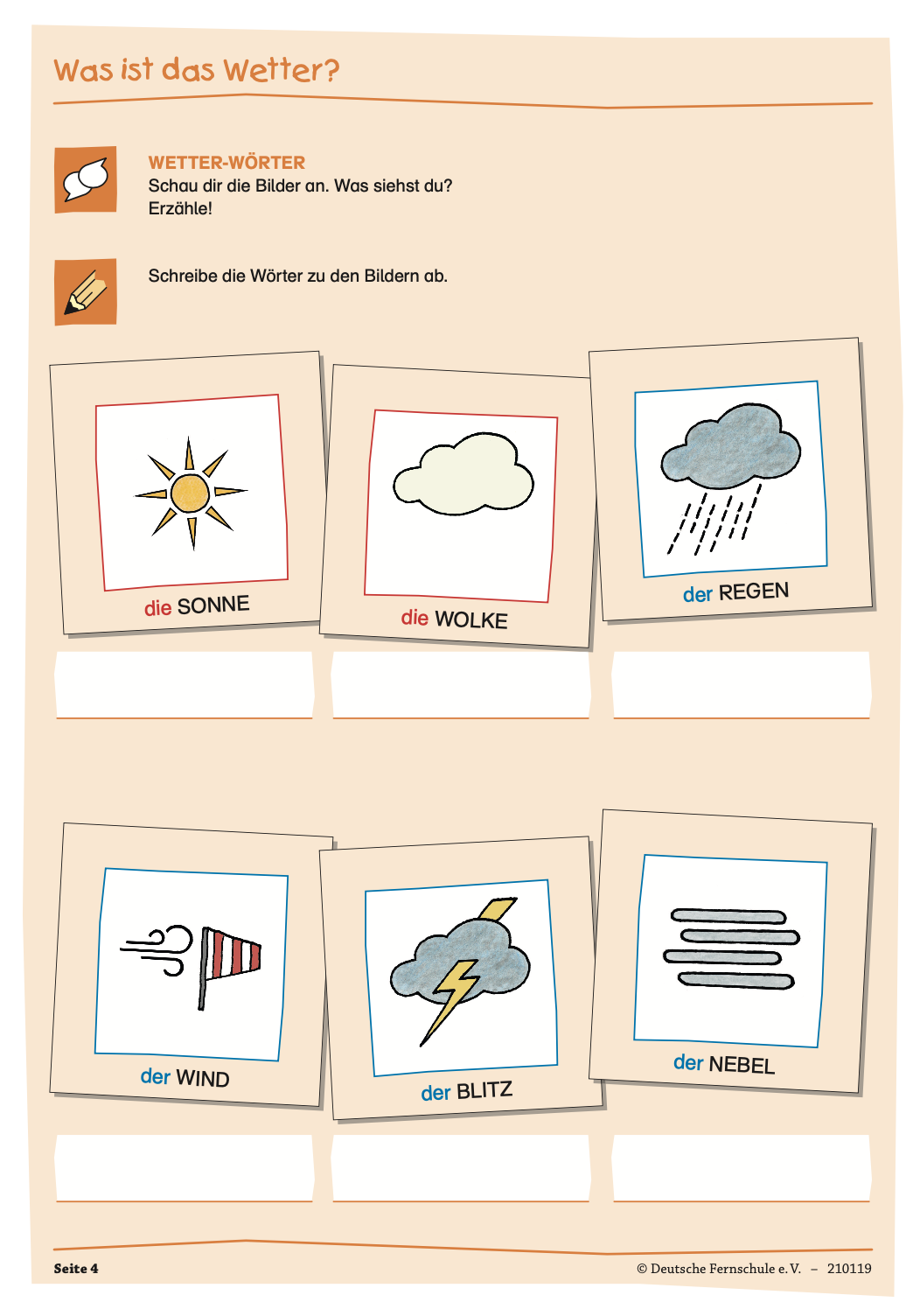 Themenheft 5: Alle Wetter! – Bild 2