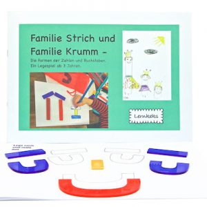 Lernmaterial Familie Strich und Familie Krumm